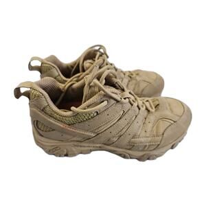 MERRELL Mens Moab 2 Tactical Wide Coyote Shoes Size 8 Beige Hiking Sneakers